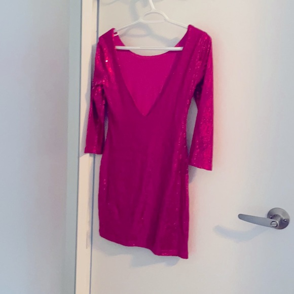 Pink sequin dress from Seductions. Don’t wear enough. - Picture 3 of 4